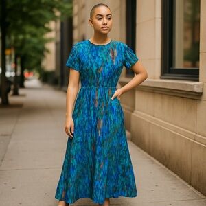 Ladies short sleeve long Plus size Dress size XXL NEW